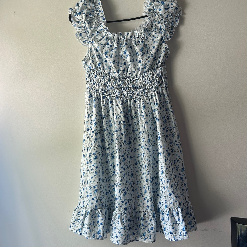 Floral Ruffle Dress